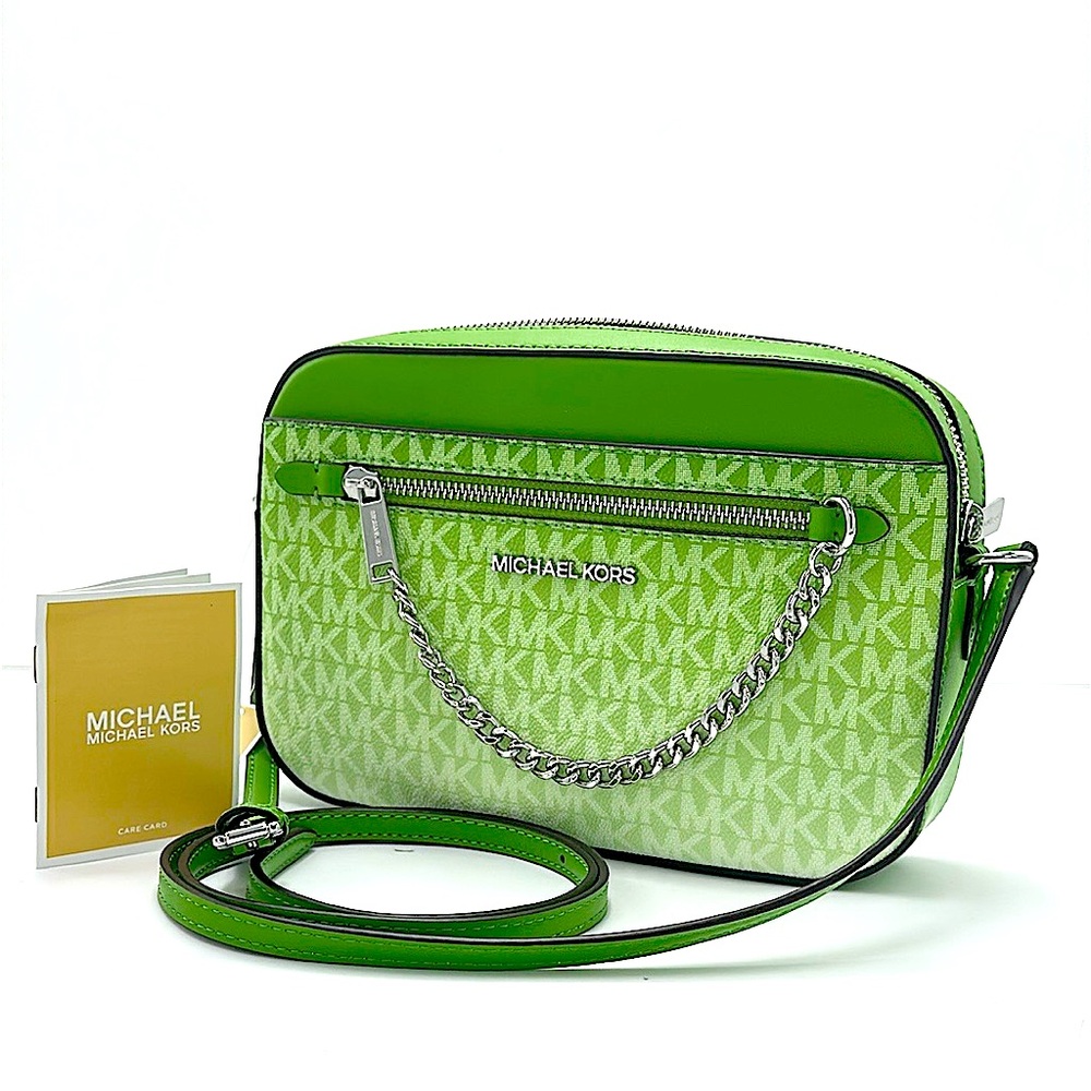Michael Kors Jet Set Large East West Ombré Signature Logo Crossbody Body
Jungle - Picture 1 of 15